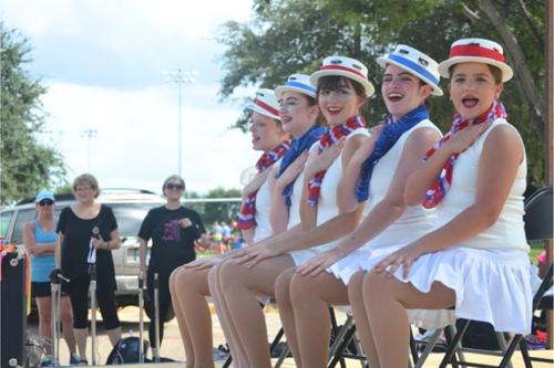 Dance Theatre of Arlington dancers performing in the community