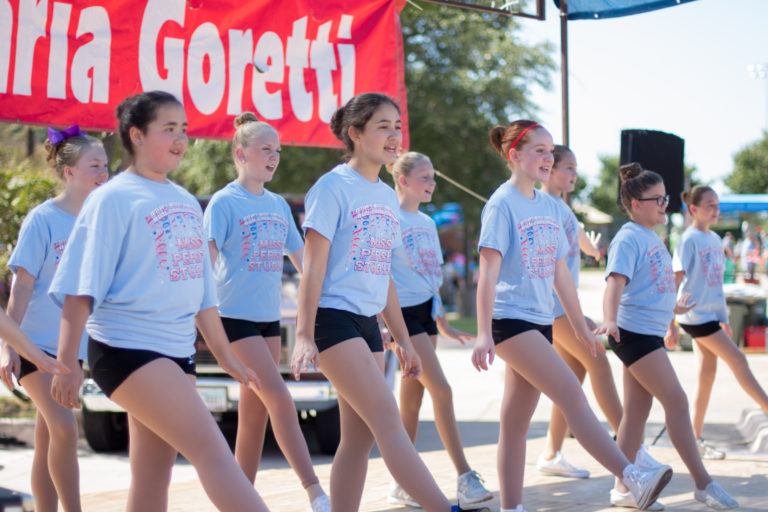 Miss Persis Studio dancers performing in the community