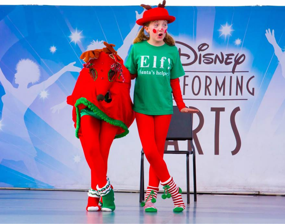 Miss Persis Studio dancers performing in the annual Elf Shows